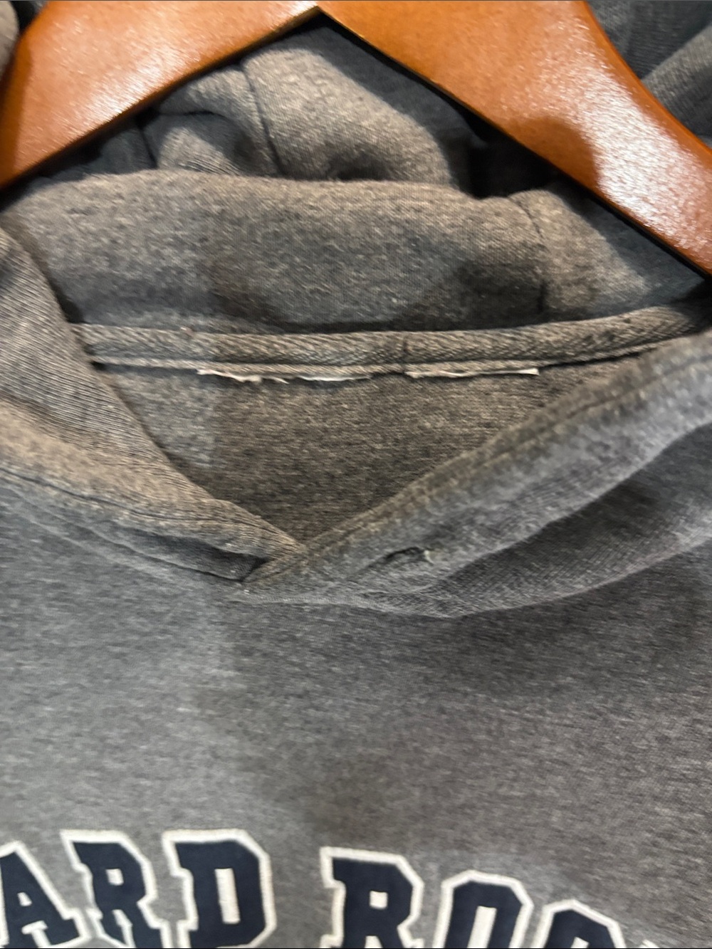 Vintage Hard Rock Cafe New Orleans Striped Gray Hoodie Men’s Medium - Picture 2 of 9